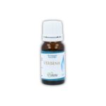 Boccetta di Olio essenziale puro di Verbena Cuorerbe su sfondo bianco
